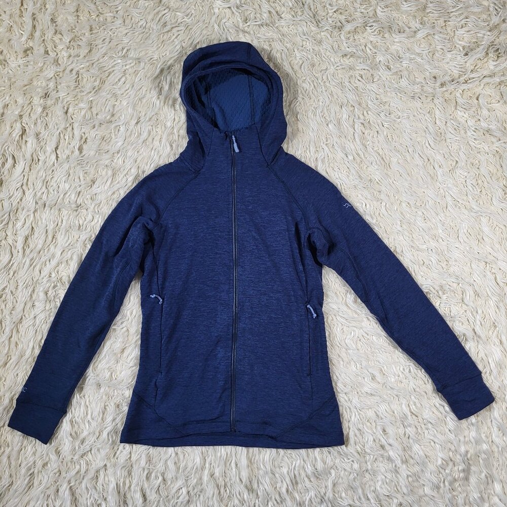 Rab Womens Small Nexus Hoody Fleece Jacket Navy Blue - Picture 2 of 16